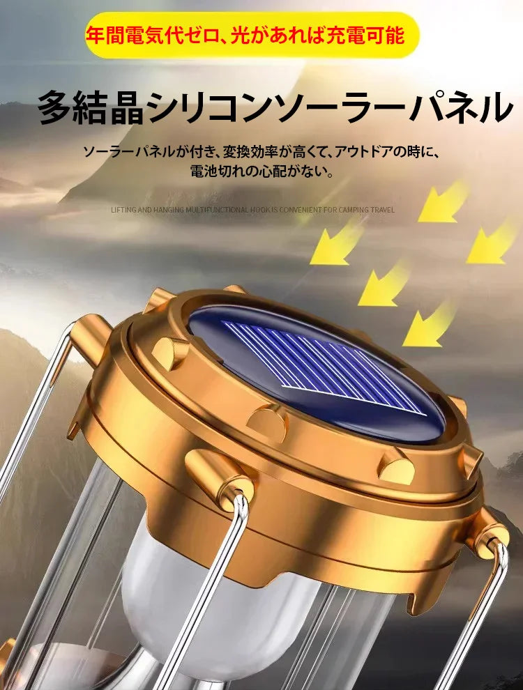 【電気代0円/震災対策】工業級の明るさで家族を守る、スマホ充電対応3wayプロ仕様ランタン